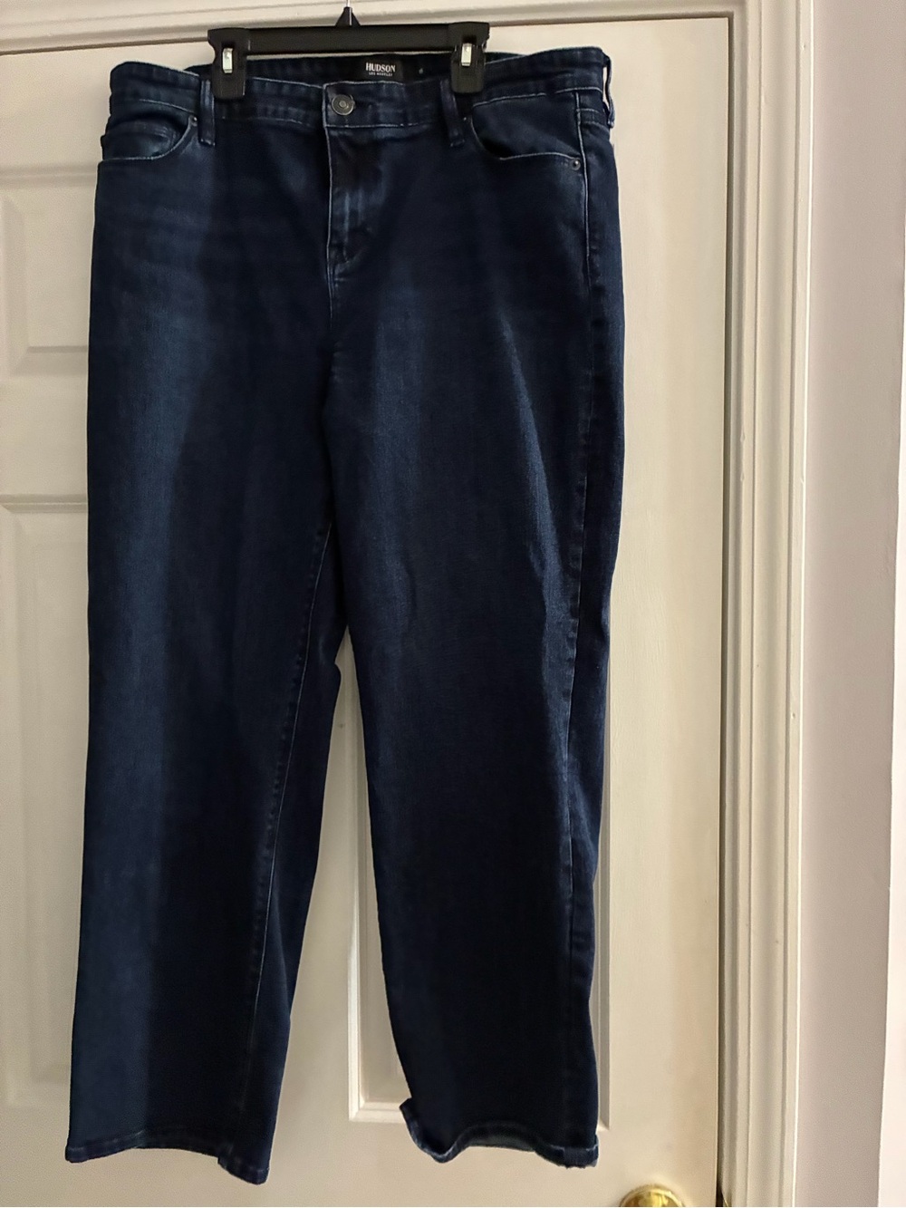 Hudson Jeans Women’s Dark Indigo High-Rise Straight Jeans
